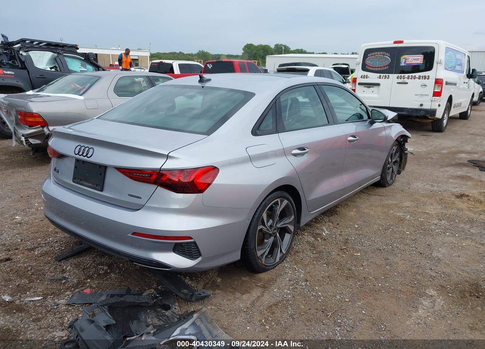 2023 AUDI A3 PREMIUM PLUS 40 TFSI QUATTRO S TRONIC VIN: WAUHUDGY8PA051368