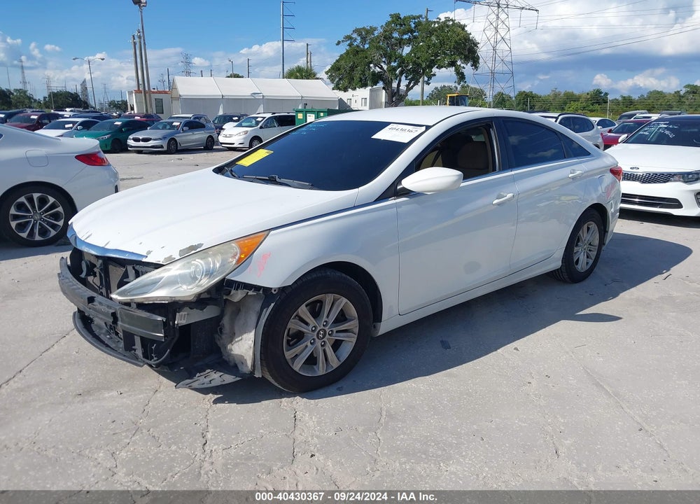 2013 HYUNDAI SONATA GLS VIN: 5NPEB4ACXDH755214