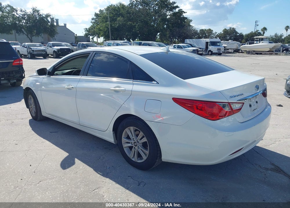 2013 HYUNDAI SONATA GLS VIN: 5NPEB4ACXDH755214