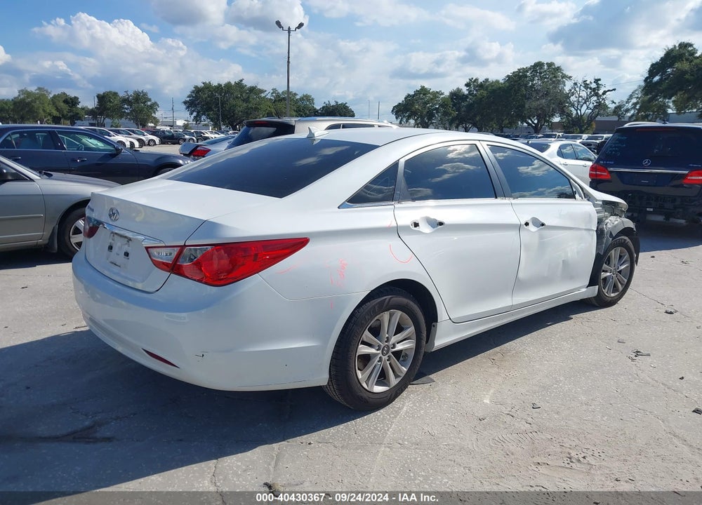 2013 HYUNDAI SONATA GLS VIN: 5NPEB4ACXDH755214