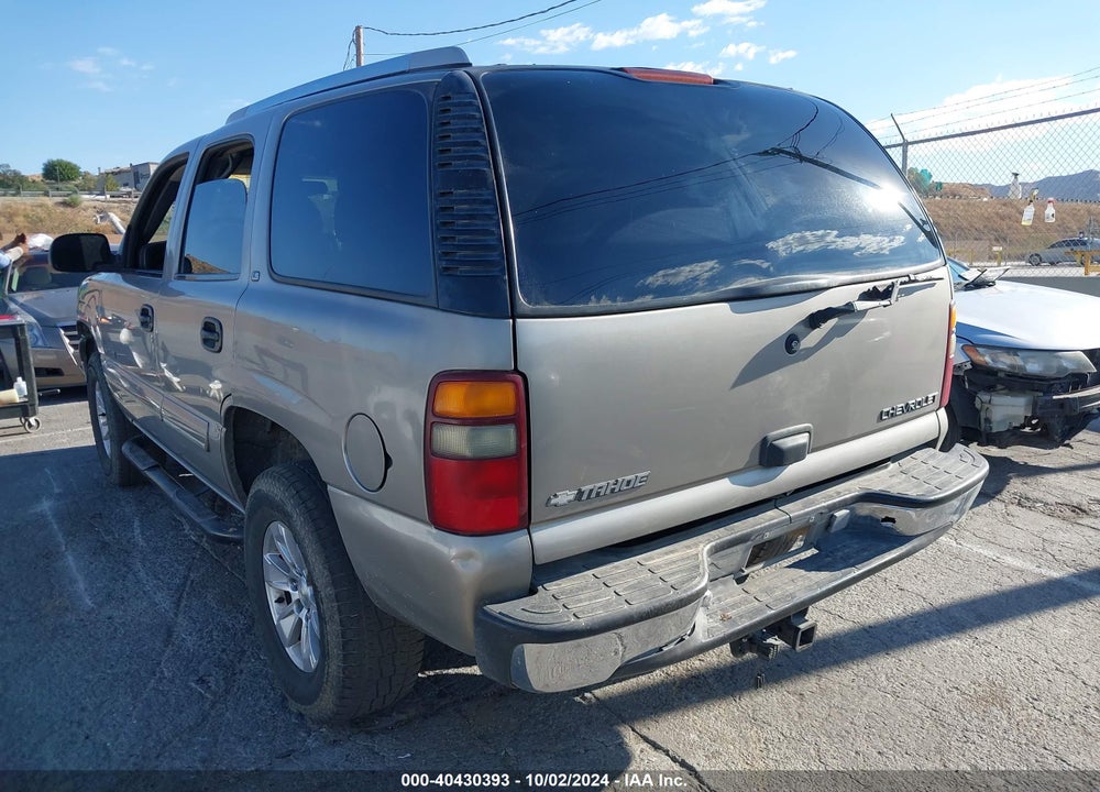 2000 CHEVROLET TAHOE ALL NEW LS VIN: 1GNEK13TXYJ161772