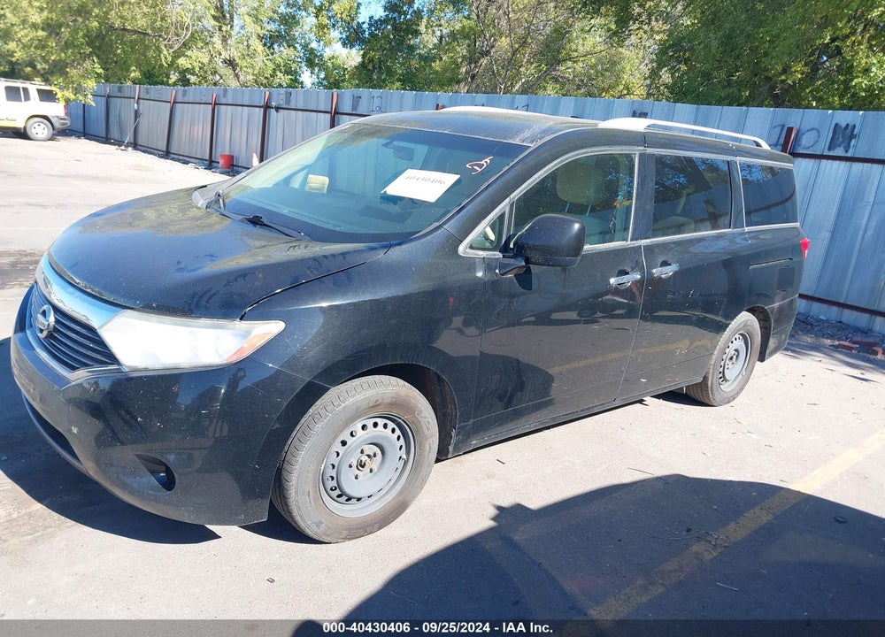 2012 NISSAN QUEST S VIN: JN8AE2KP3C9037057