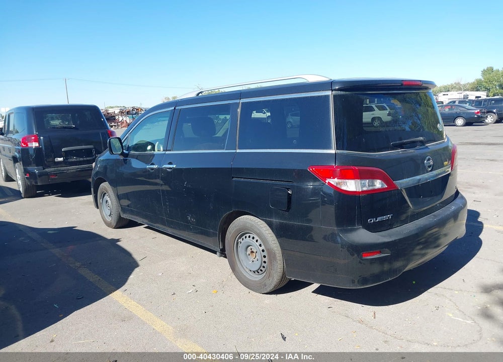2012 NISSAN QUEST S VIN: JN8AE2KP3C9037057