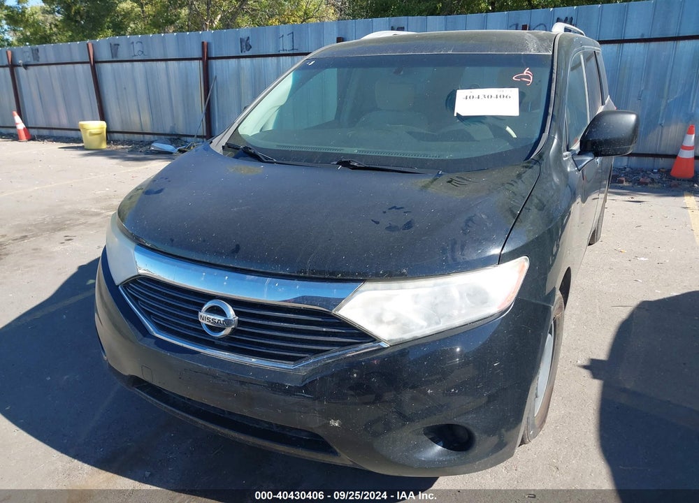 2012 NISSAN QUEST S VIN: JN8AE2KP3C9037057