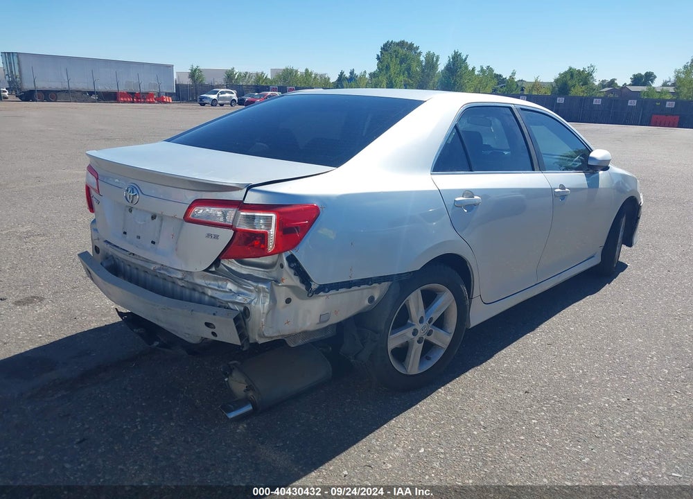 2013 TOYOTA CAMRY SE VIN: 4T1BF1FKXDU287590