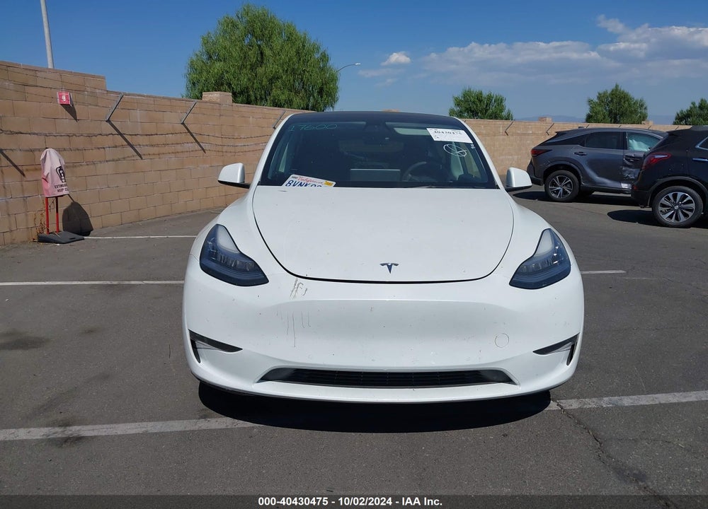 2021 TESLA MODEL Y LONG RANGE DUAL MOTOR ALL-WHEEL DRIVE VIN: 5YJYGDEE1MF146831