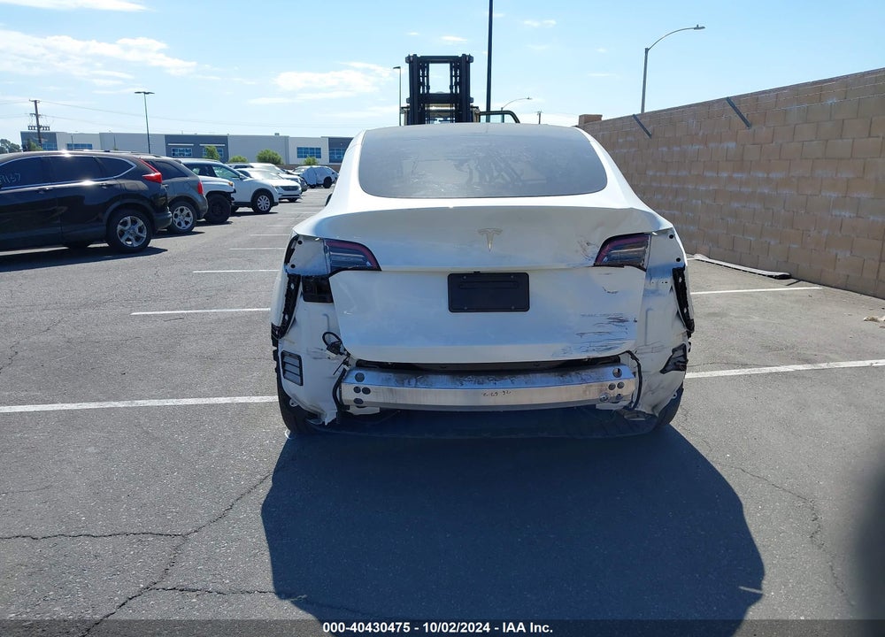 2021 TESLA MODEL Y LONG RANGE DUAL MOTOR ALL-WHEEL DRIVE VIN: 5YJYGDEE1MF146831