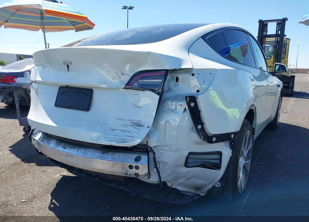 2021 TESLA MODEL Y LONG RANGE DUAL MOTOR ALL-WHEEL DRIVE VIN: 5YJYGDEE1MF146831