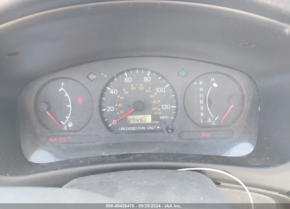 2001 MITSUBISHI MIRAGE ES VIN: JA3AY26CX1U022915