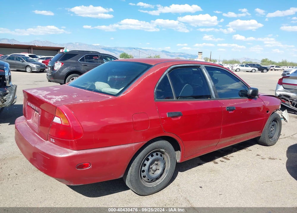 2001 MITSUBISHI MIRAGE ES VIN: JA3AY26CX1U022915