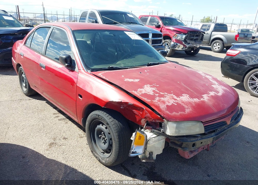 2001 MITSUBISHI MIRAGE ES VIN: JA3AY26CX1U022915