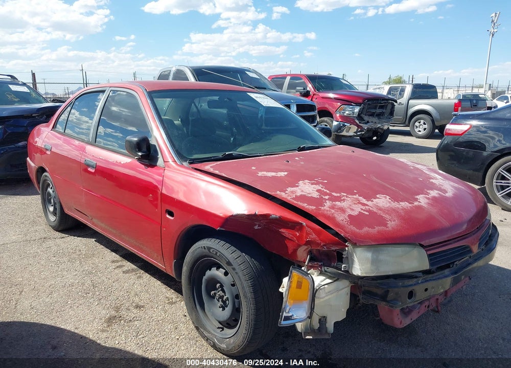 2001 MITSUBISHI MIRAGE ES VIN: JA3AY26CX1U022915