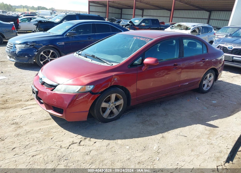 2009 HONDA CIVIC LX-S VIN: 19XFA16689E042400