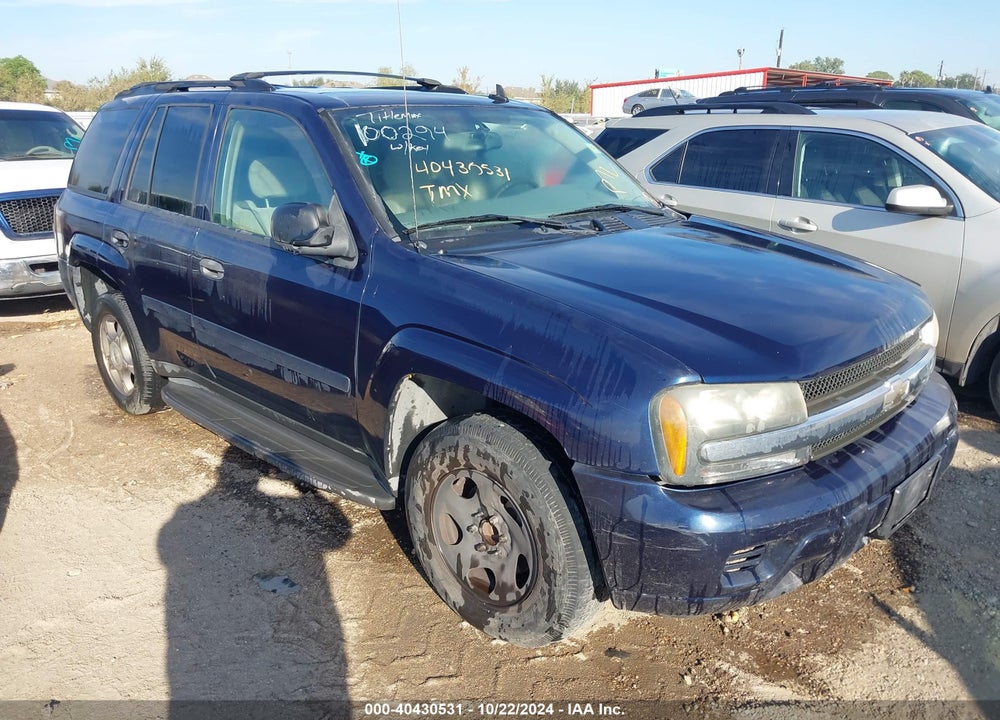 2007 CHEVROLET TRAILBLAZER LS VIN: 1GNDS13S972100294