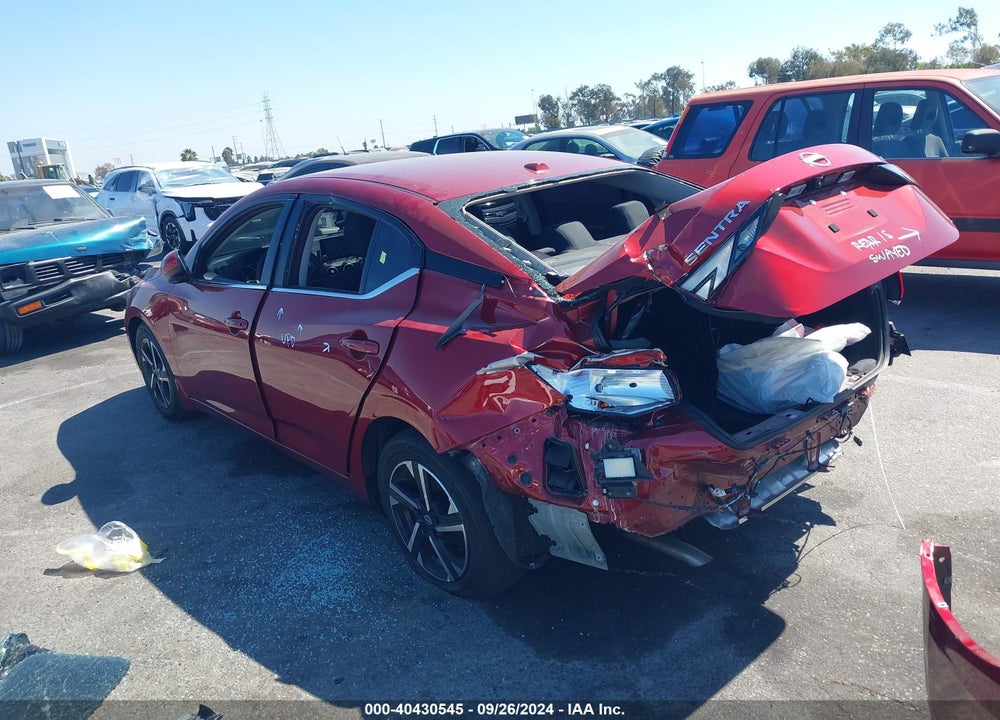 2024 NISSAN SENTRA SV XTRONIC CVT VIN: 3N1AB8CV1RY306599