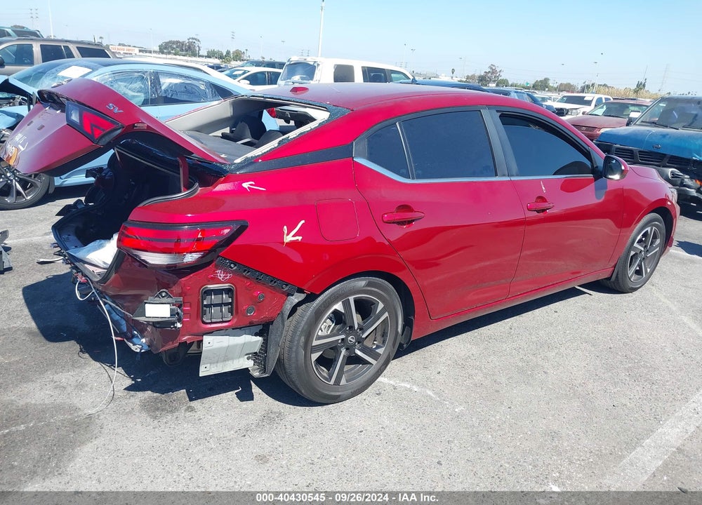 2024 NISSAN SENTRA SV XTRONIC CVT VIN: 3N1AB8CV1RY306599