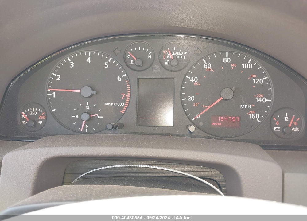 1999 AUDI A6 VIN: WAUBA24B0XN087227
