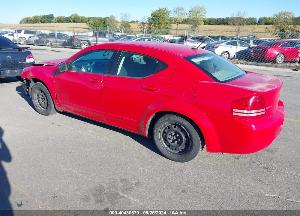 2009 DODGE AVENGER SE/SXT VIN: 1B3LC46B69N564757