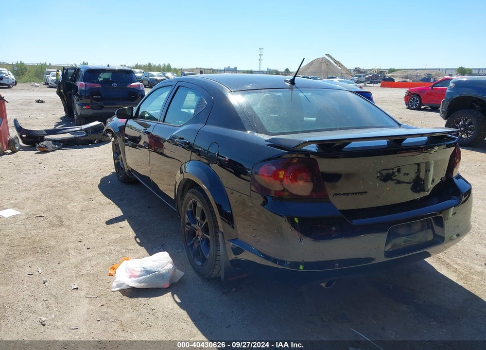 2014 DODGE AVENGER R/T VIN: 1C3CDZBG9EN182988