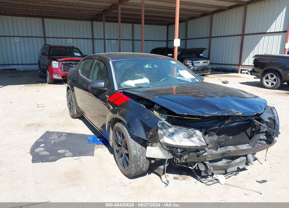 2014 DODGE AVENGER R/T VIN: 1C3CDZBG9EN182988