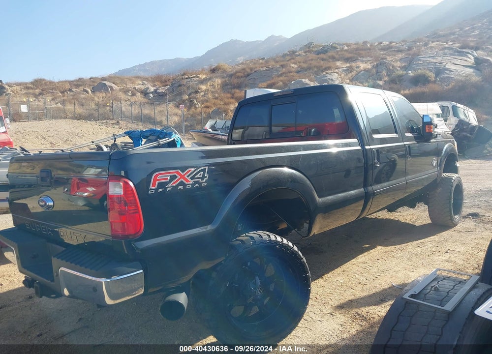 2012 FORD F-350 LARIAT VIN: 1FT8W3BT7CED09000