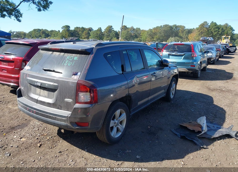 2017 JEEP COMPASS LATITUDE 4X4 VIN: 1C4NJDEB9HD191118