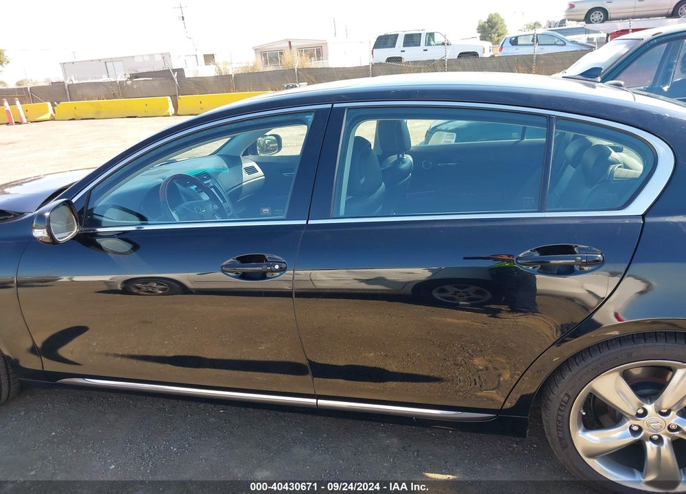 2010 LEXUS GS 350 VIN: JTHBE1KS2A0049196