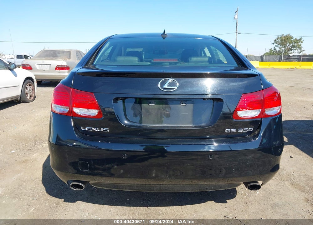 2010 LEXUS GS 350 VIN: JTHBE1KS2A0049196