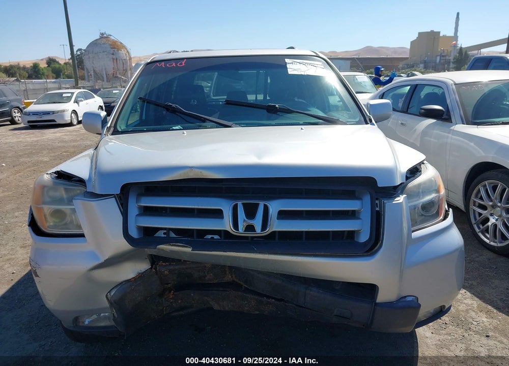 2006 HONDA PILOT EX-L VIN: 2HKYF187X6H559348