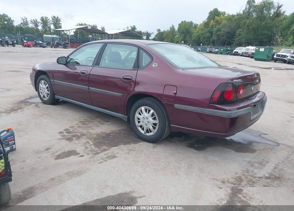 2004 CHEVROLET IMPALA VIN: 2G1WF52E049288928