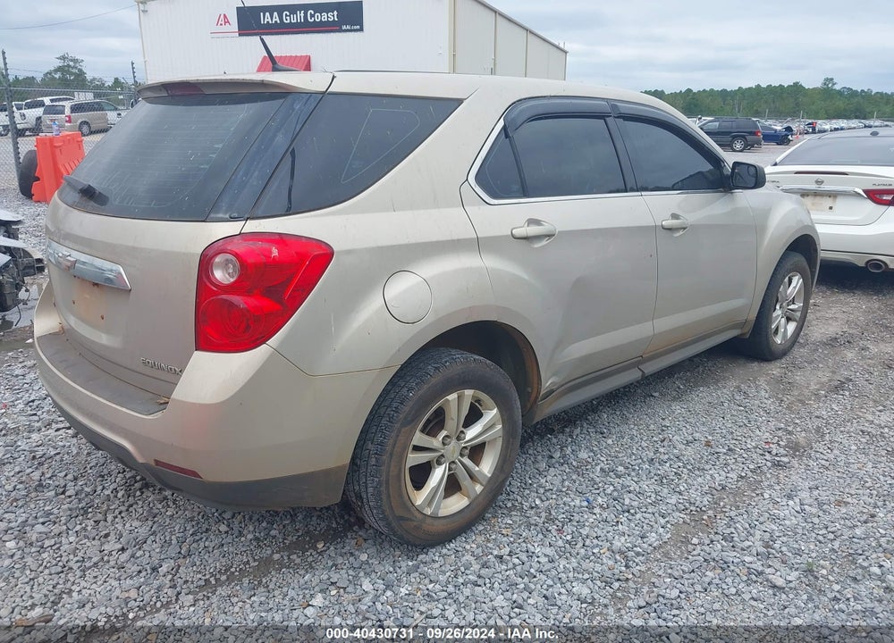 2012 CHEVROLET EQUINOX LS VIN: 2GNALBEK6C1212709