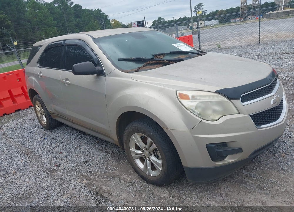 2012 CHEVROLET EQUINOX LS VIN: 2GNALBEK6C1212709