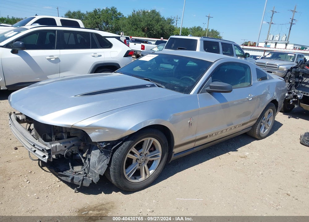 2012 FORD MUSTANG V6 VIN: 1ZVBP8AM3C5254097