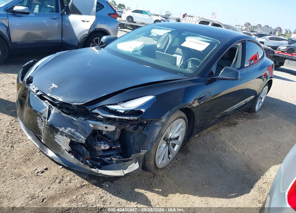 2022 TESLA MODEL 3 VIN: 5YJ3E1EB4NF191655