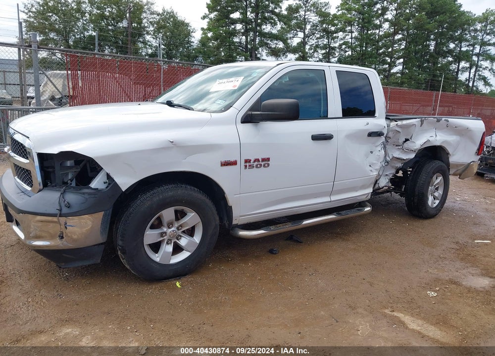 2017 RAM 1500 TRADESMAN QUAD CAB 4X2 6'4 BOX VIN: 1C6RR6FT0HS649743