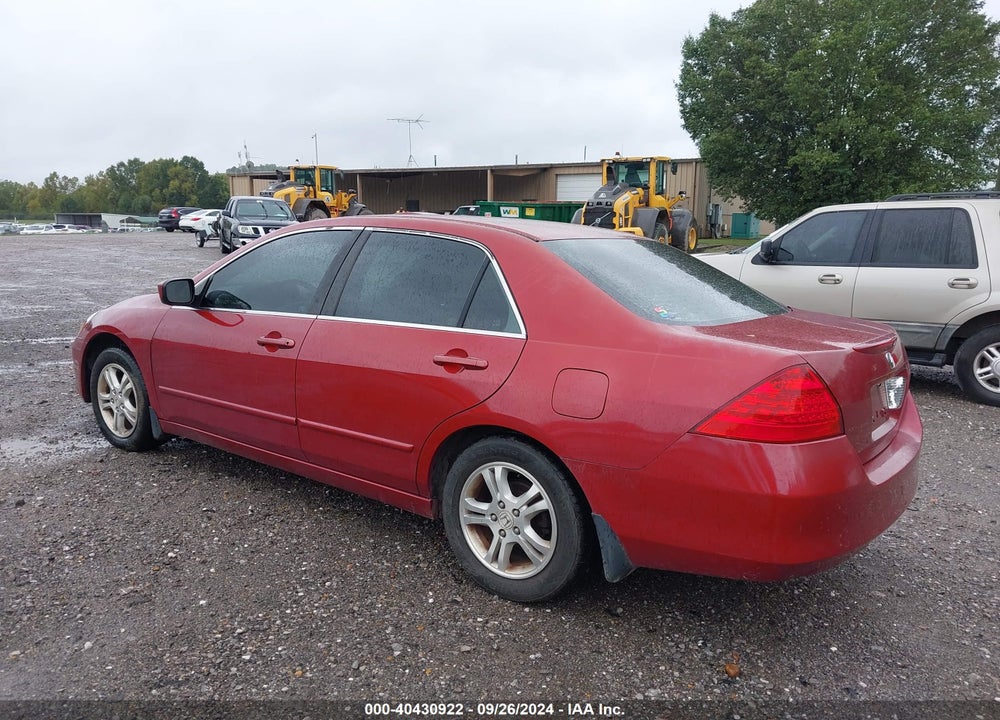 2007 HONDA ACCORD 2.4 SE VIN: 1HGCM56327A080908