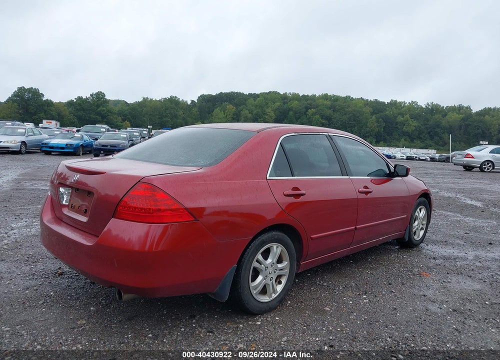 2007 HONDA ACCORD 2.4 SE VIN: 1HGCM56327A080908