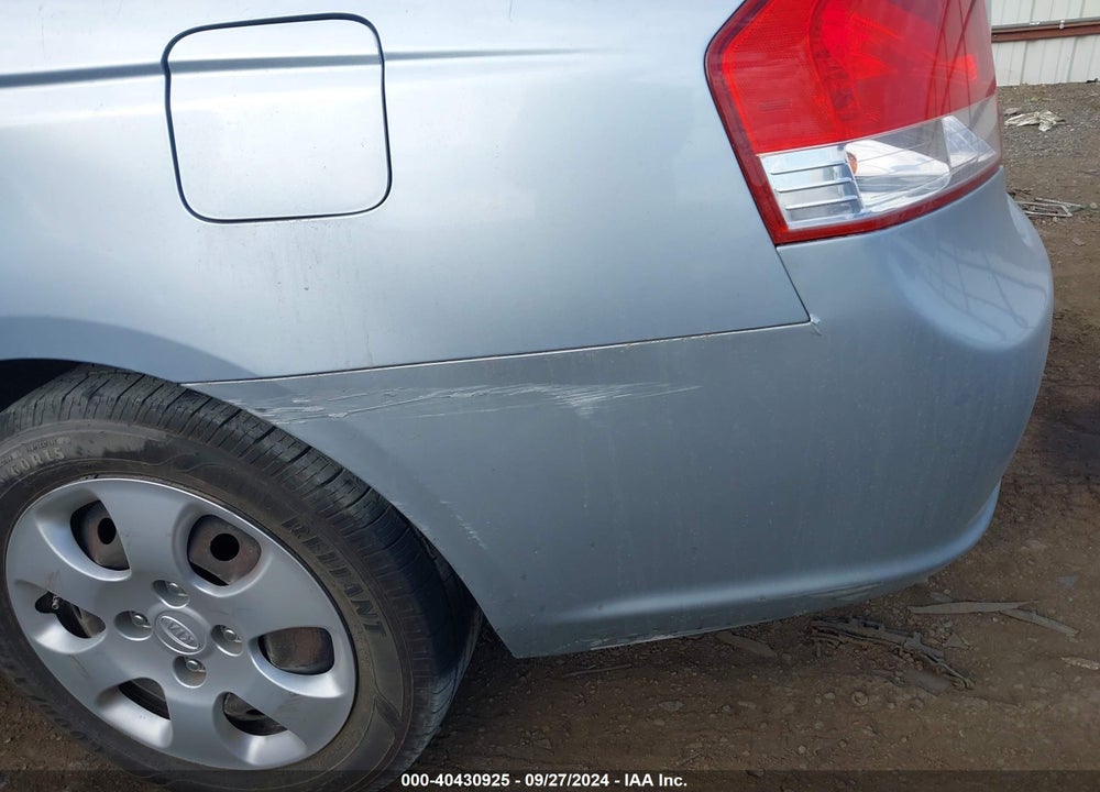 2008 KIA SPECTRA EX VIN: KNAFE122785528663