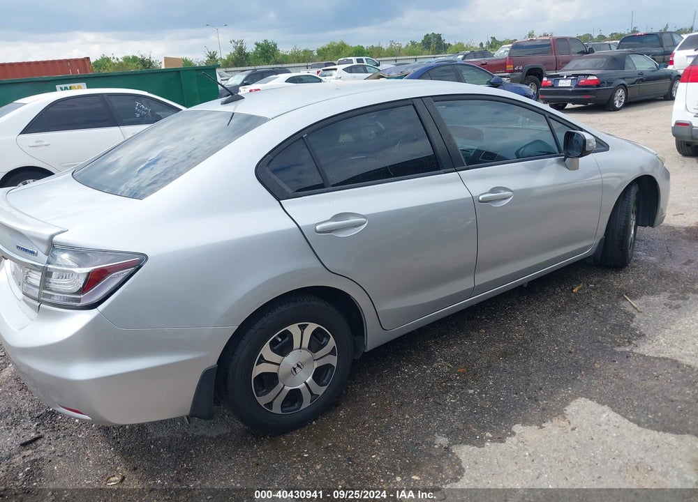 2013 HONDA CIVIC HYBRID VIN: 19XFB4F2XDE000413