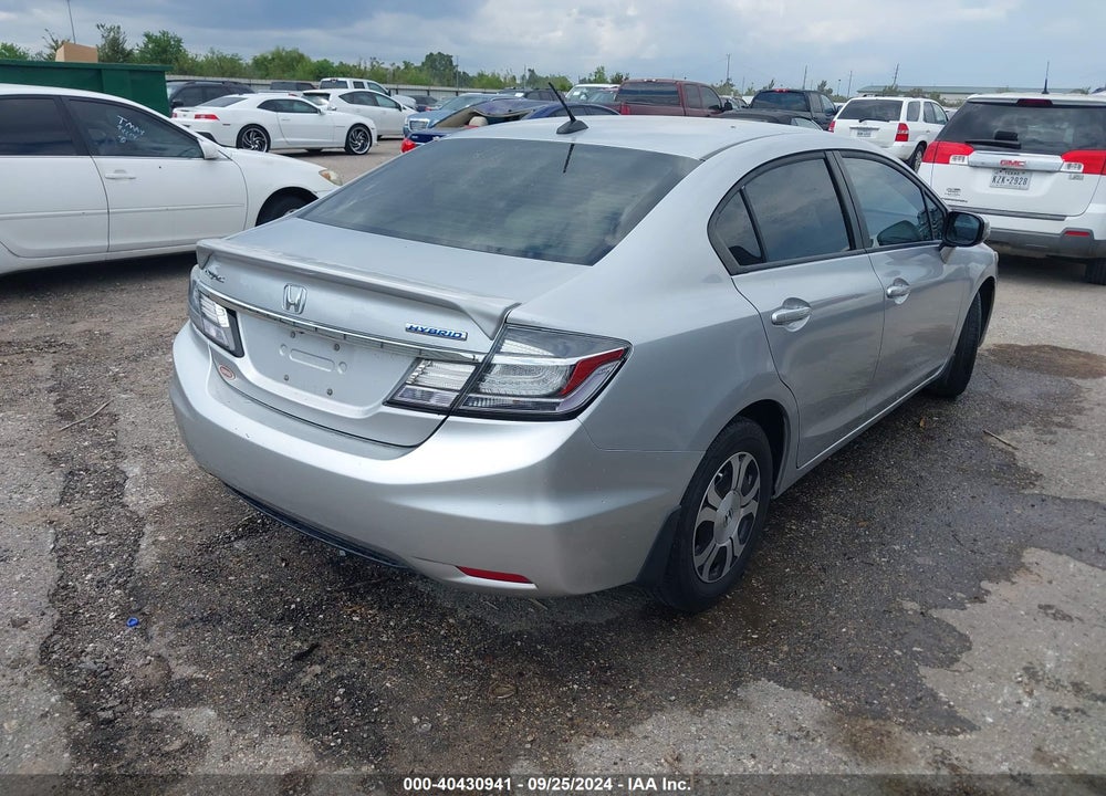 2013 HONDA CIVIC HYBRID VIN: 19XFB4F2XDE000413