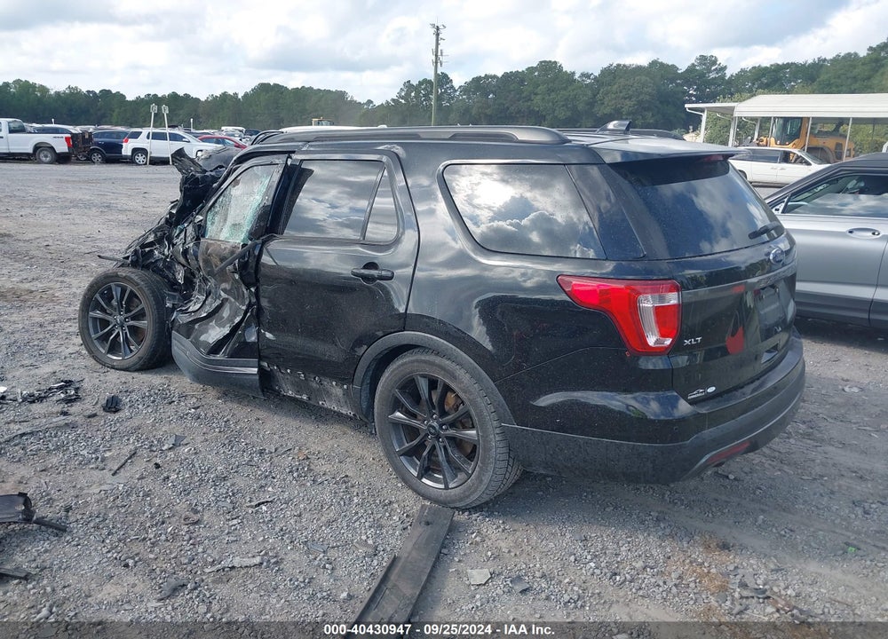 2017 FORD EXPLORER XLT VIN: 1FM5K7D85HGE22207