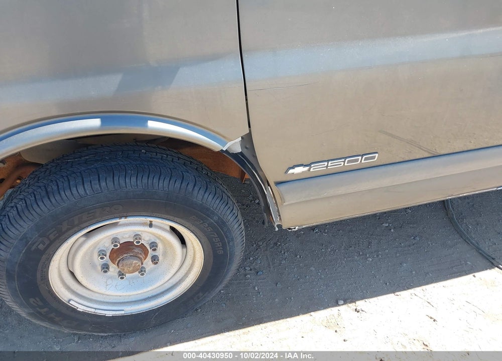 2000 CHEVROLET EXPRESS VIN: 1GAGG25R0Y1150783