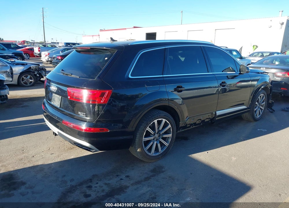 2017 AUDI Q7 3.0T PREMIUM VIN: WA1VAAF72HD052919