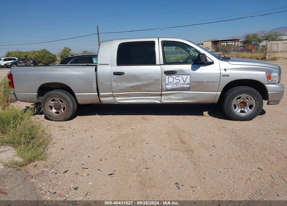 2007 DODGE RAM 1500 SLT VIN: 3D7KR19D57G720142