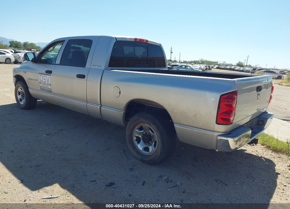2007 DODGE RAM 1500 SLT VIN: 3D7KR19D57G720142