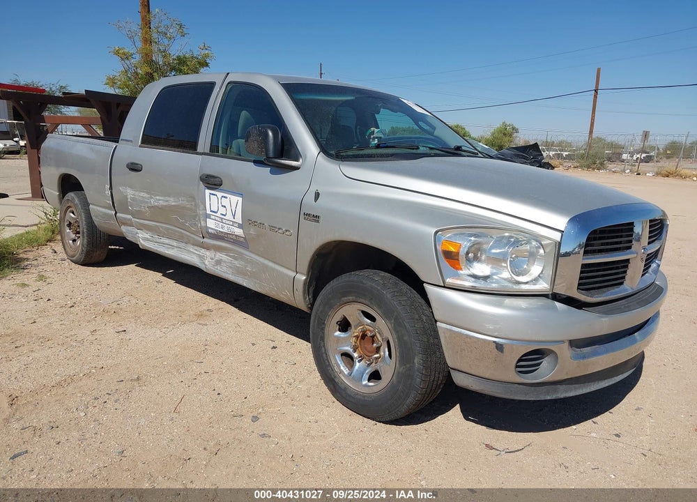 2007 DODGE RAM 1500 SLT VIN: 3D7KR19D57G720142