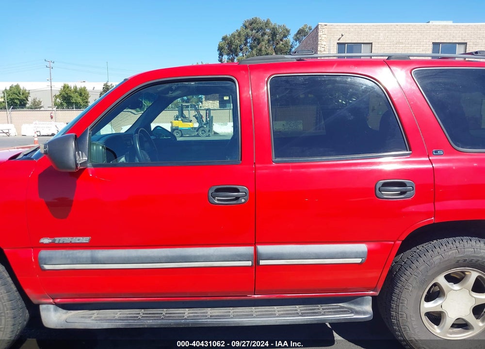 2002 CHEVROLET TAHOE LS VIN: 1GNEK13T42R296318