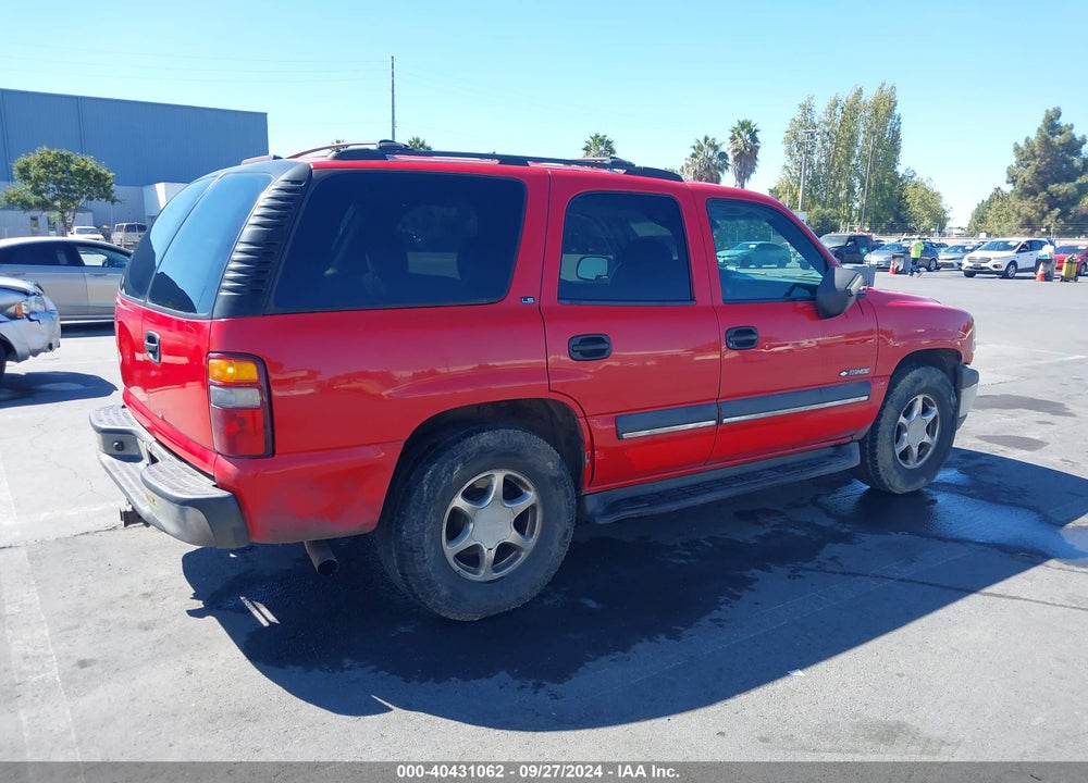 2002 CHEVROLET TAHOE LS VIN: 1GNEK13T42R296318