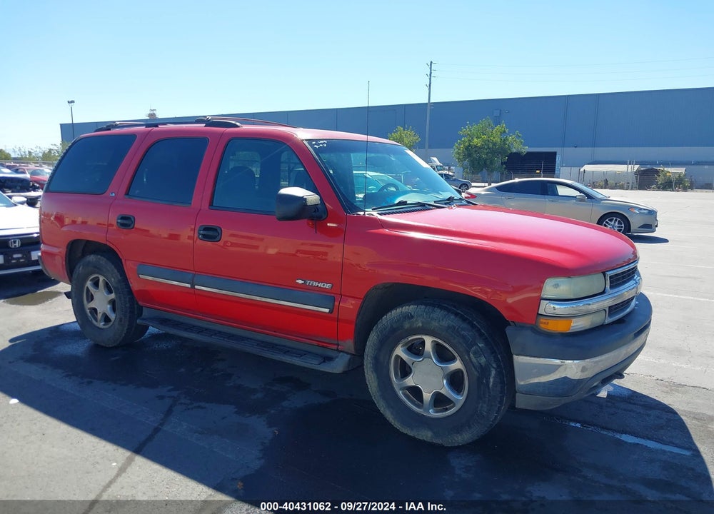 2002 CHEVROLET TAHOE LS VIN: 1GNEK13T42R296318