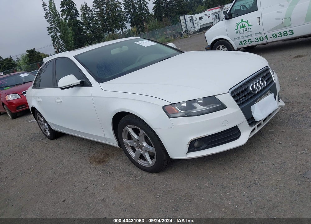 2009 AUDI A4 2.0T PREMIUM VIN: WAULF78K29N036389